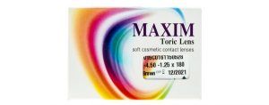 Maxim Colour Toric for Astigmatism Correction (Bi-Monthly)